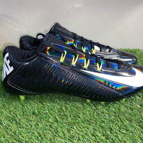 Nike Vapor Carbon Elite TD Football Cleats Black Men\'s Size 631425-011 NEW